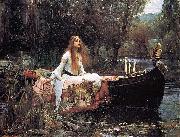 John William Waterhouse The Lady of Shalott painting